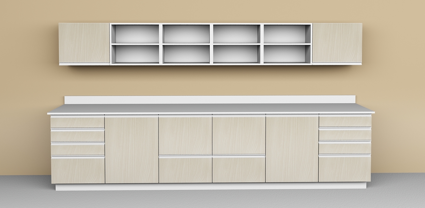 Open Shelves Cabinet